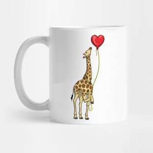 Giraffe Heart Balloon Mug